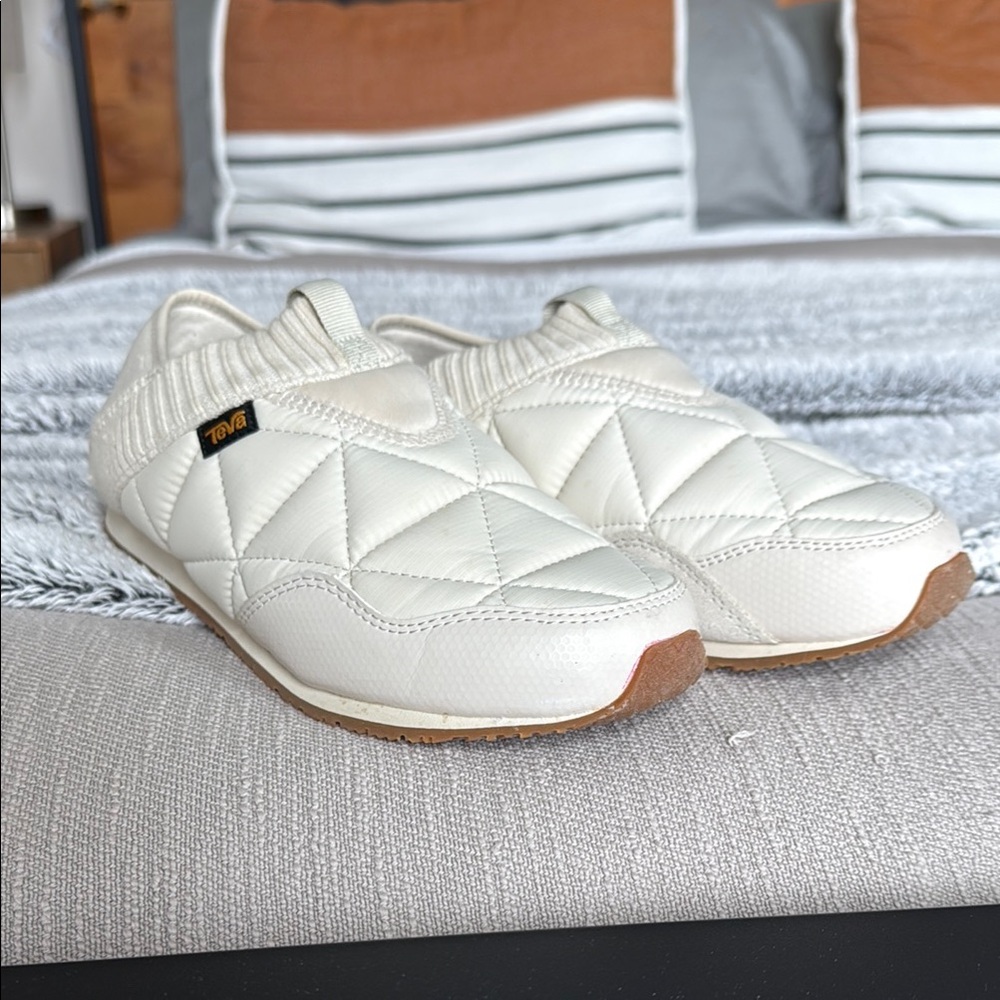 Teva Quilted Slip-On Sneakers - Cream